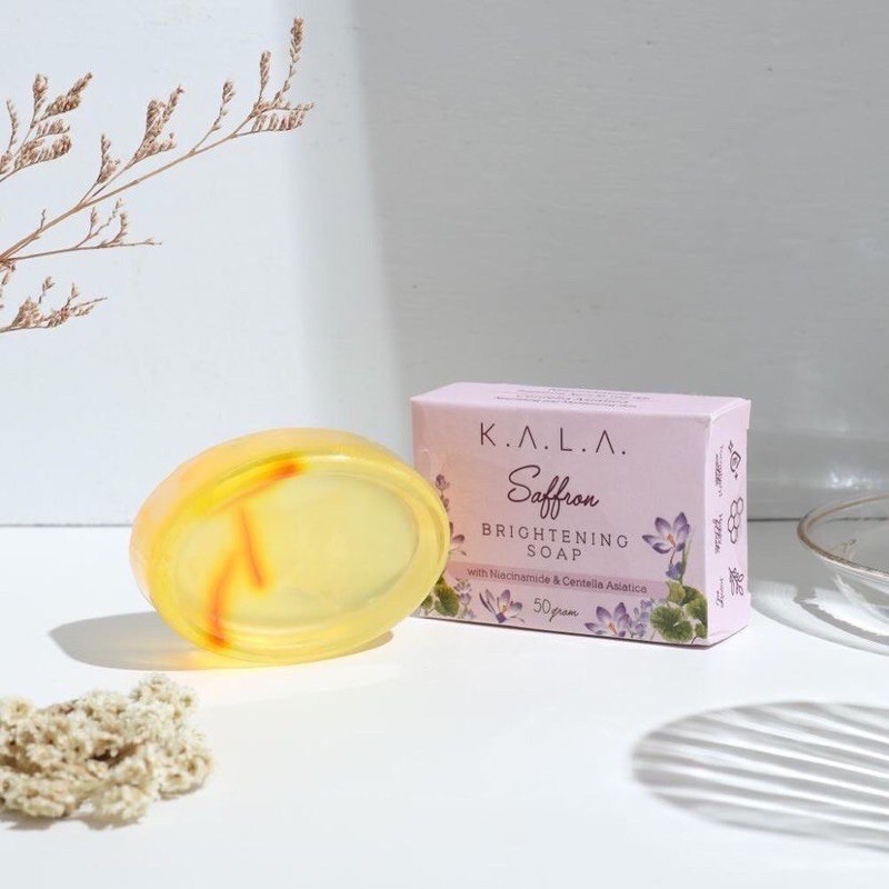 BPOM KALA SABUN SAFFRON BRIGHTENING FACE SOAP SABUN WAJAH MENCERAHKAN