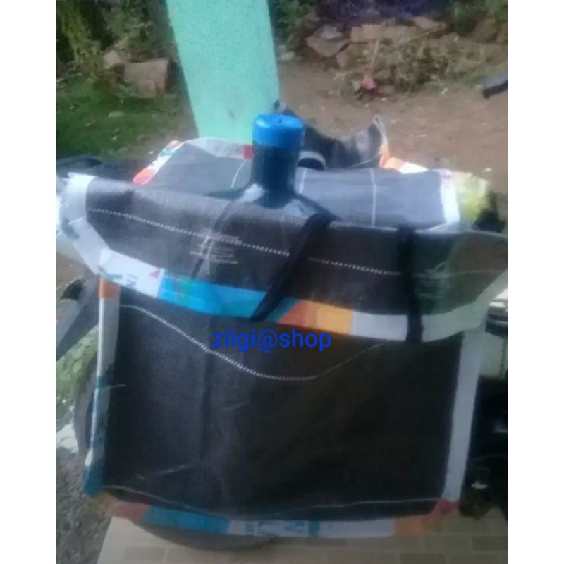 Keranjang Keronjot Motor Tas kurir pos Obrok Murah Bahan Karung Plastik tebal