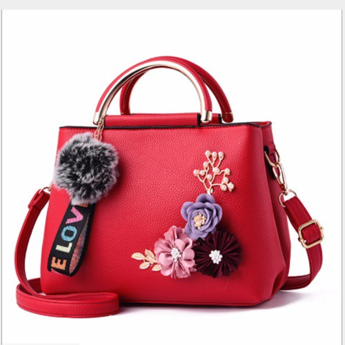 JK 501 1KG MUAT 2PCS TAS SELEMPANG IMPORT MOTIF BUNGA HANDBAG  Y9859 PX348 T161 E348 P8862 P8921