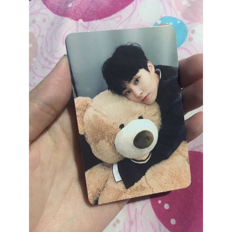 PHOTOCARD PC KIM MINSEOK XIUMIN OFFICIAL ALBUM EXO UNIVERSE BONEKA