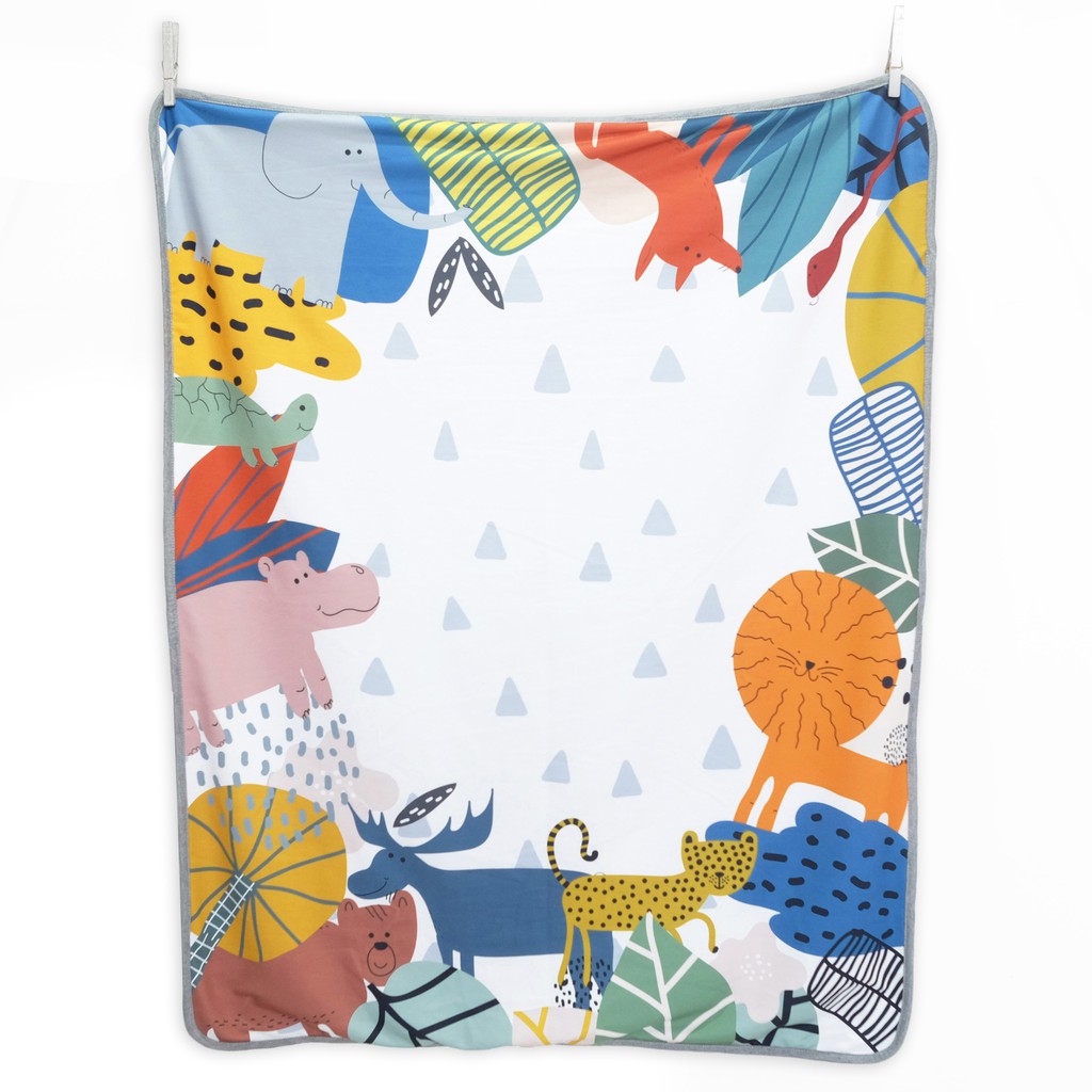 Maison Elmesa Baby Blanket Selimut Bayi Jungle Circle Shopee Indonesia