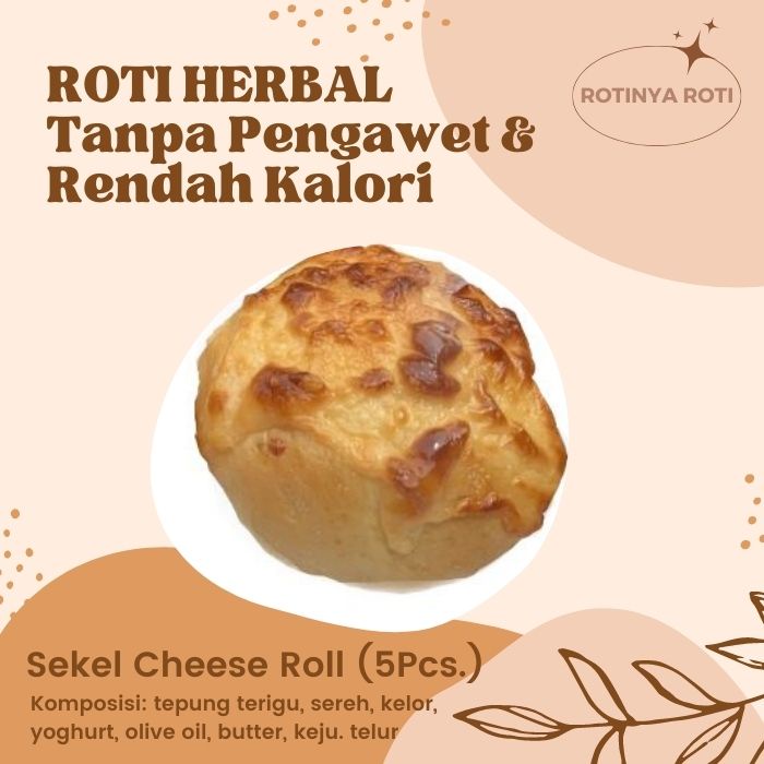 

Roti Sereh Kelor Keju - Roti Herbal Premium