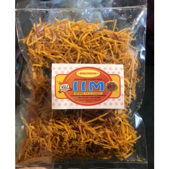 

Serundeng - Berat 250 g - IMM Simabur - Usaha Kue Kering Dan keripik Balado- Dakak-Dakak Simabur DIJAMIN LANGSUNG DARI PAPRIK!! Alis Urang Awak