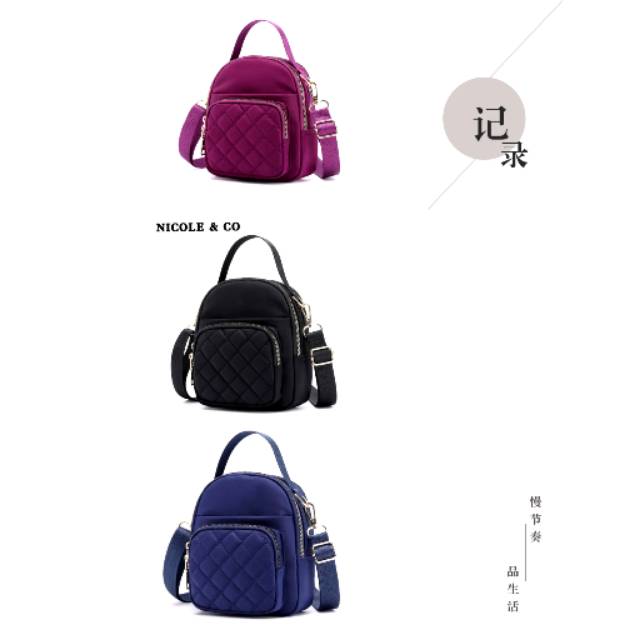 HOT 2021 Tas Wanita Bordir Model Chibao Tas Selempang Handbag Fashion Wanita Korea