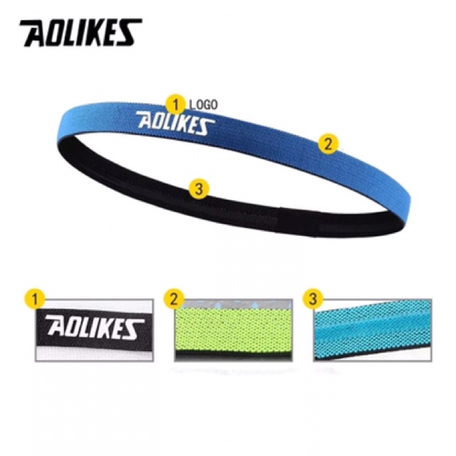 AOLIKES 2101 Headband Sweat Head Band Handuk Kepala Yoga Fitness Sport