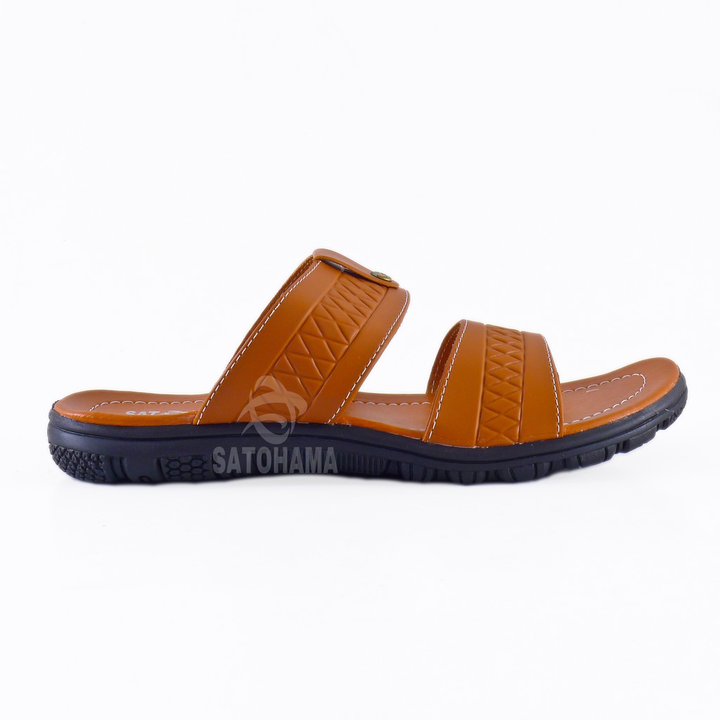 Satohama Sandal Selop G2 Pria Sandal Murah Sandal Pria Dewasa Sandal Kulit Sintetis Sandal Terlaris