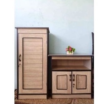 1 set lemari + meja tv