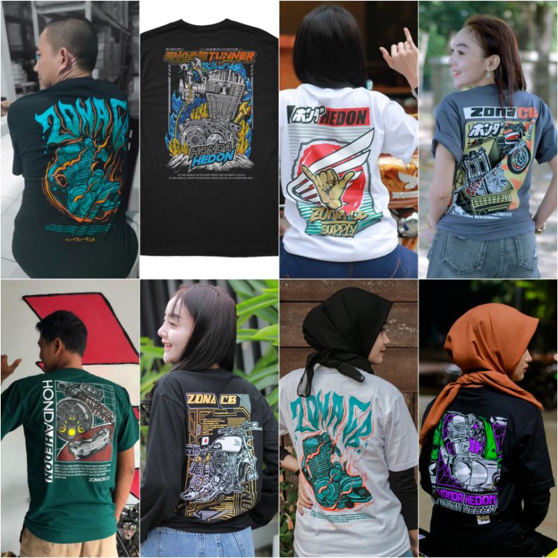 KAOS HONDA HEDON ORIGINAL ZONACB / KAOS RACING CB GLPRO GLMAX MEGAPRO GL100 TIGER HEREX SQUAD INDONE