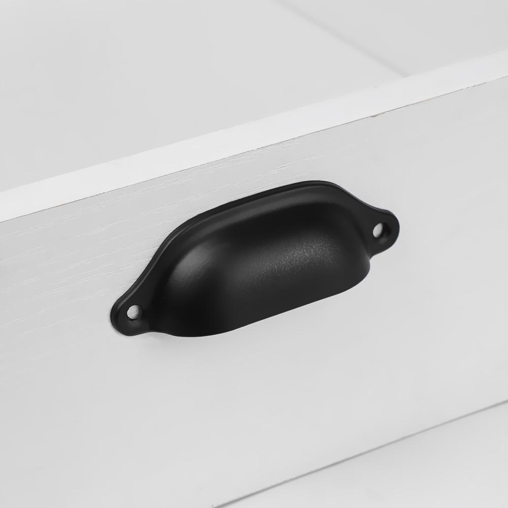 Nanas 2PCS Tarikan Lemari Peralatan Dapur Lemari Rias Bentuk Kerang Pegangan Pintu Furniture