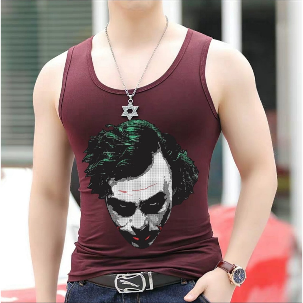 BISA COD - singlet JOKER /  kaos dalam  pria / asgard777