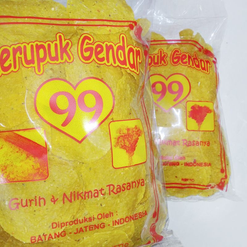 KERUPUK GENDAR MENTAH ASLI KHAS LIMPUNG