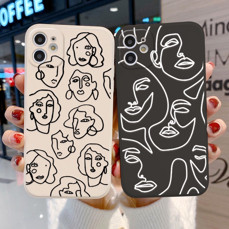 Soft Case TPU Motif Lukisan Abstrak Untuk Realme C25Y C21Y 9i 8i 7i 6i 5i 8 7 5 9 Pro Plus 8 Pro C25 6s 5s C2 C3 50A C21 C15 C20 3011 C15