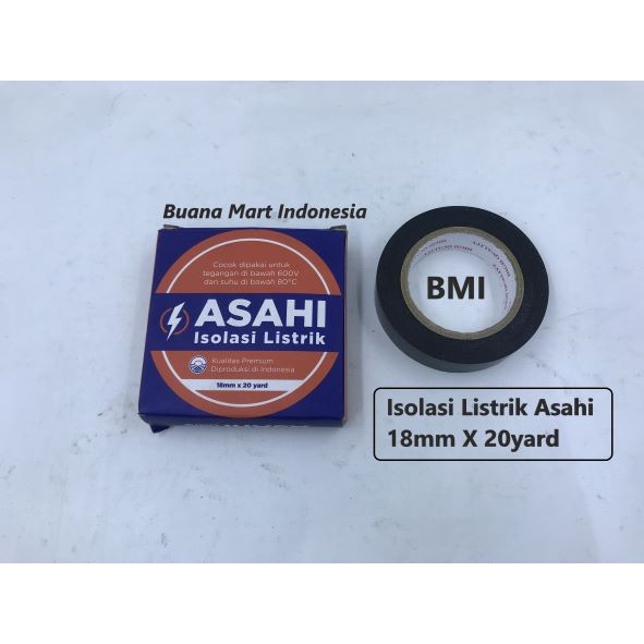 Isolasi Listrik ASAHI | Perekat Kabel | Lakban Listrik Tape