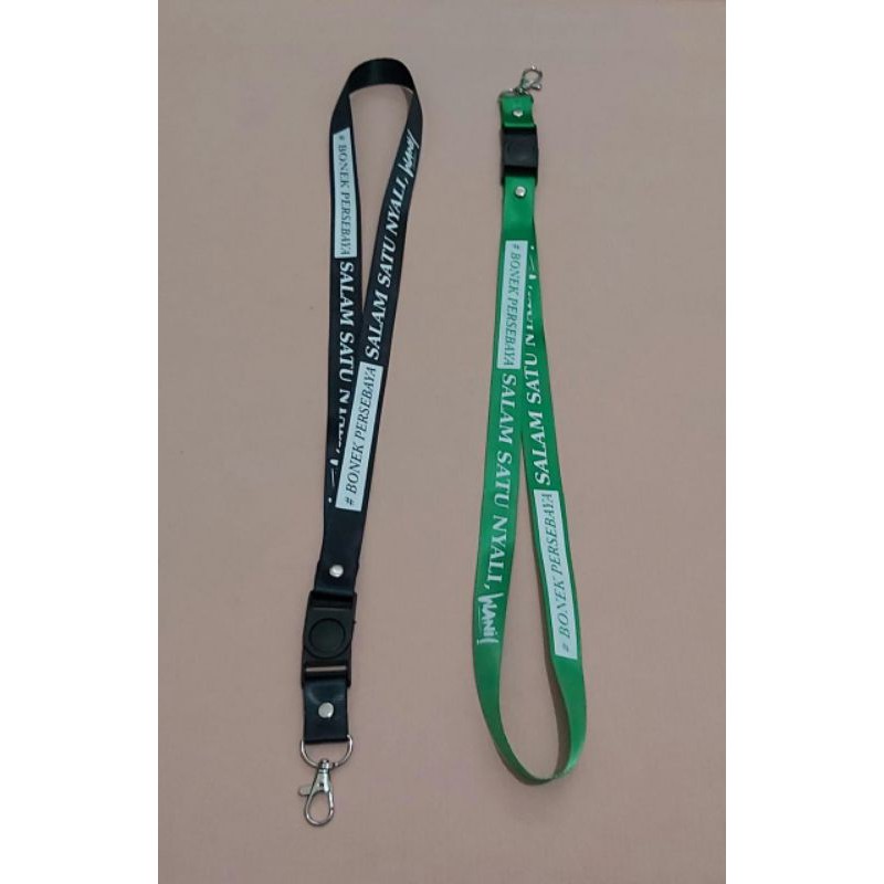 

GANTUNGAN LANYARD PERSEBAYA / KALUNG LANYARD PERSEBAYA / LANYARD SURABAYA