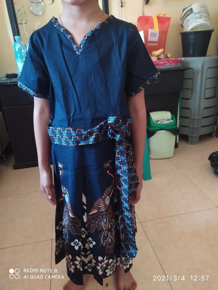 Maja - Flora Girls Dress Batik Anak Perempuan