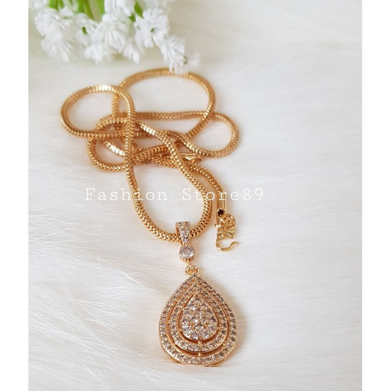 kalung Import Full permata juntai Xuping perhiasan lapis emas BESTSELLER impor xuping TR2002