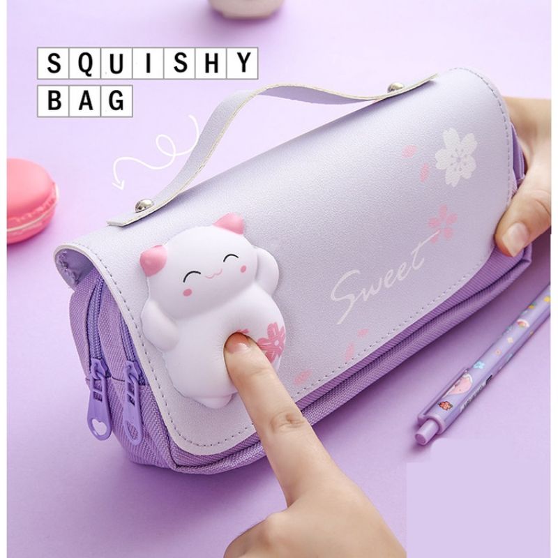 Kotak pensil squishy tenteng lucu, Kotak pensil besar