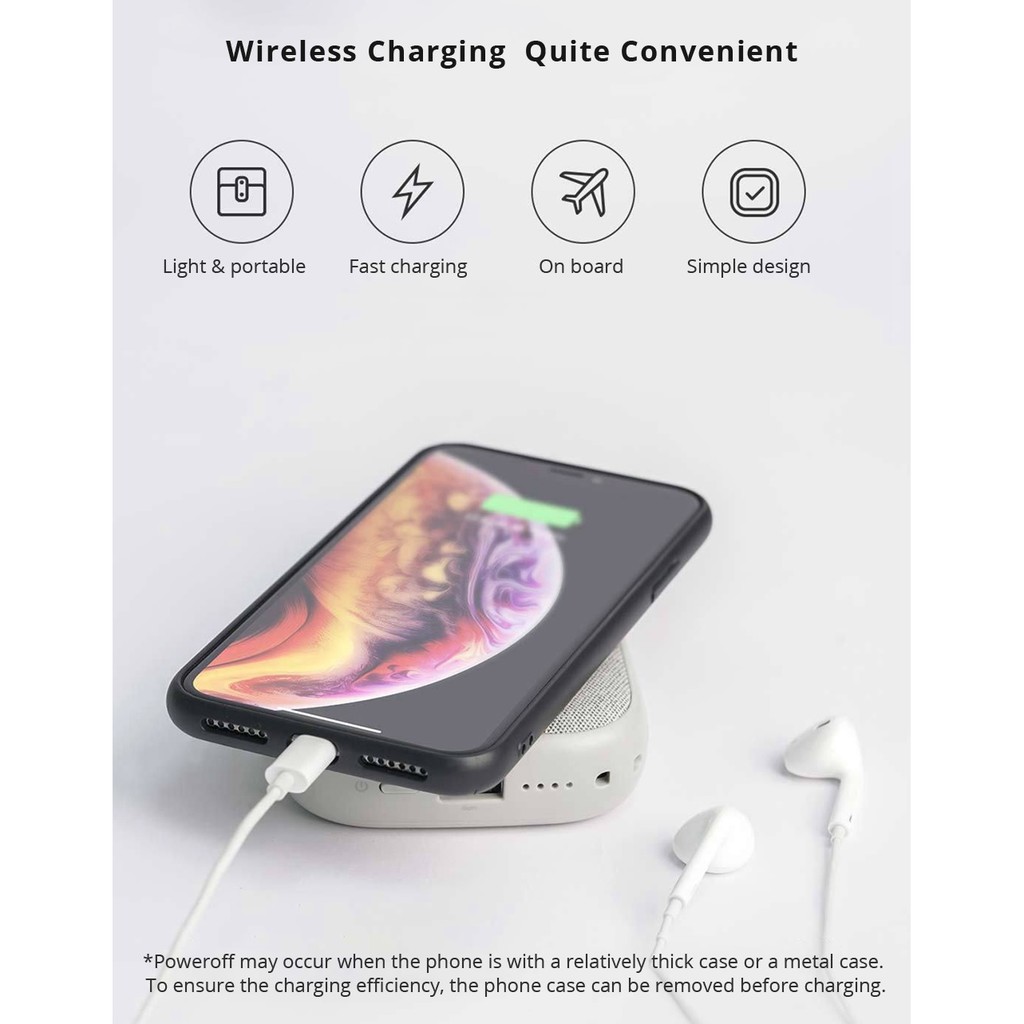 SOLOVE W5 - 10000mAh Power Bank with Qi Wireless Charging