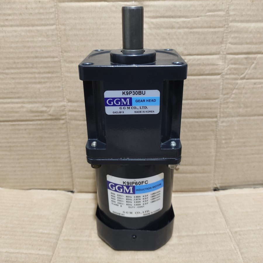 DINAMO MOTOR GEARBOX GGM 60W RATIO 1:30 220V AC