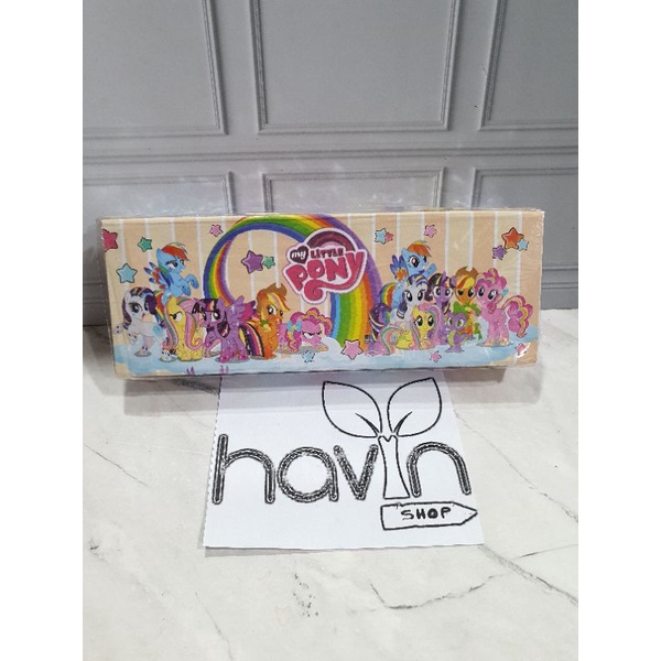 kotak pensil DUS/pensil case/tempat pensil DUS fancy-PONY