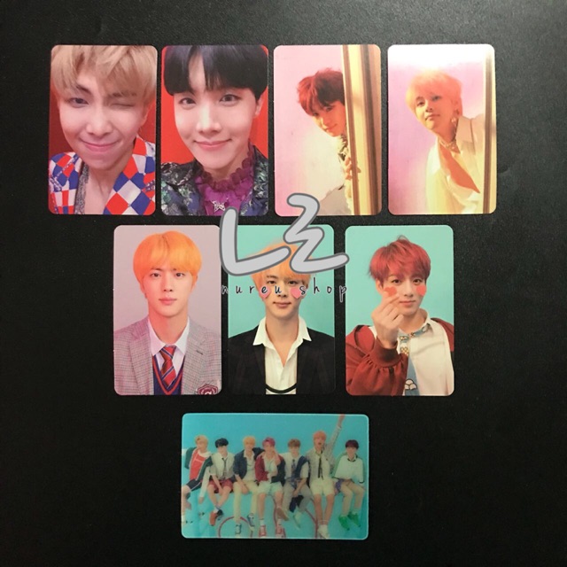 BTS - Love Yourself ‘ANSWER' (Photocard: RM Jin J-Hope Suga V Jungkook Group lenticular)