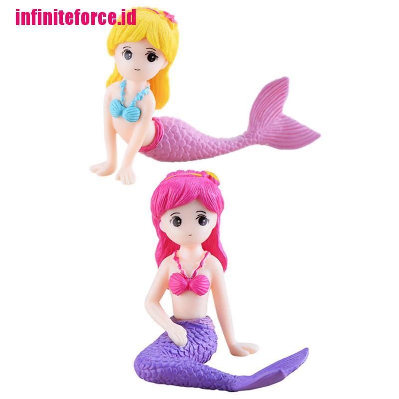 (Inx) Miniatur Mermaid Diy Untuk Dekorasi Rumah Boneka