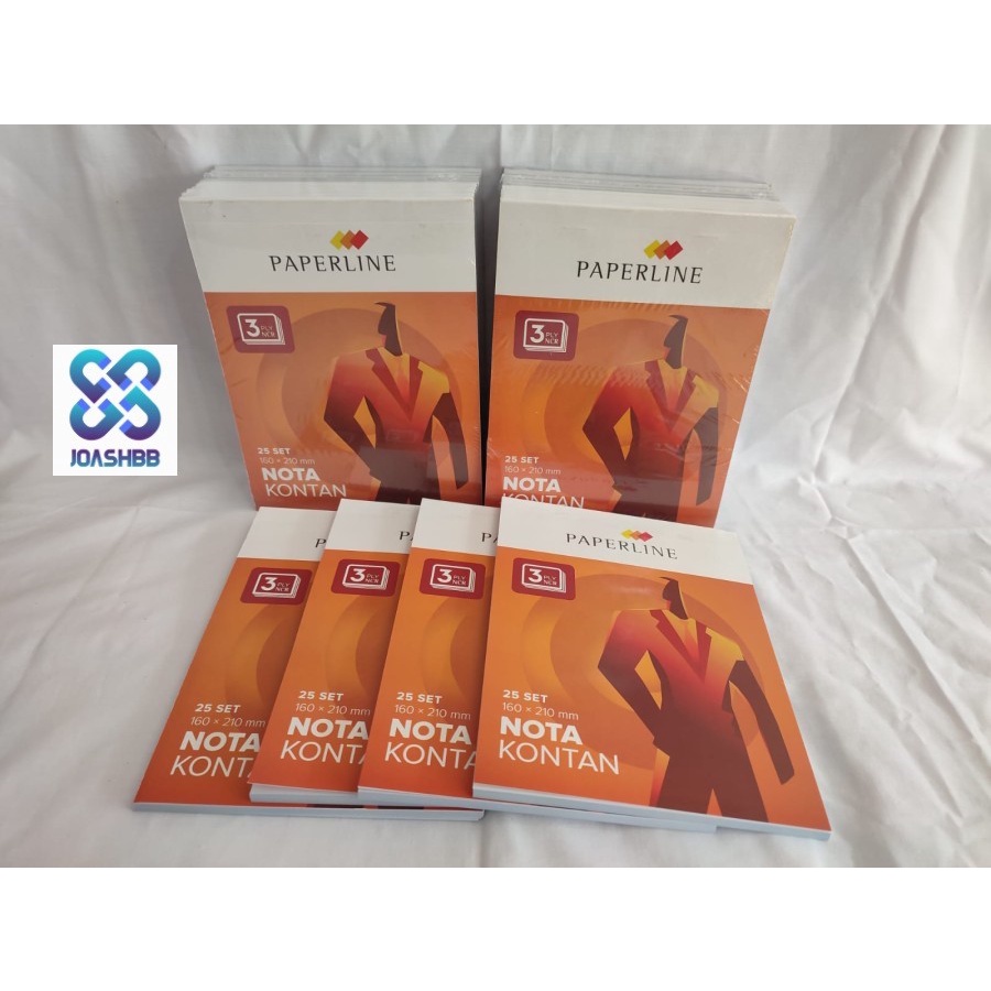 Nota Besar 3 Rangkap Paperline B3 160x210 mm / BESAR 3PLY 25 Set