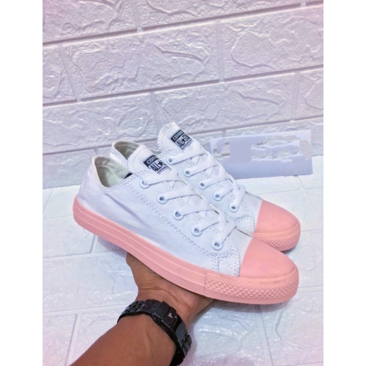 Terbaru!!!Sepatu wanita peach+pink sepatu fashion casual+box berkualitas