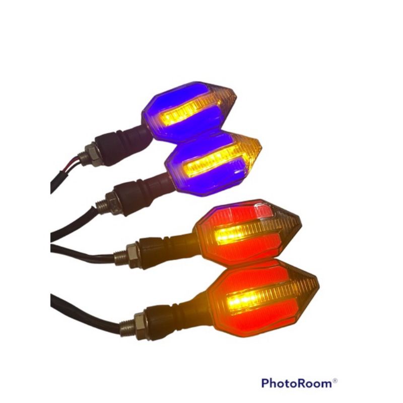 Lampu sen variasi running panah 2 new kode 224 universal motor vario 125-150 beat