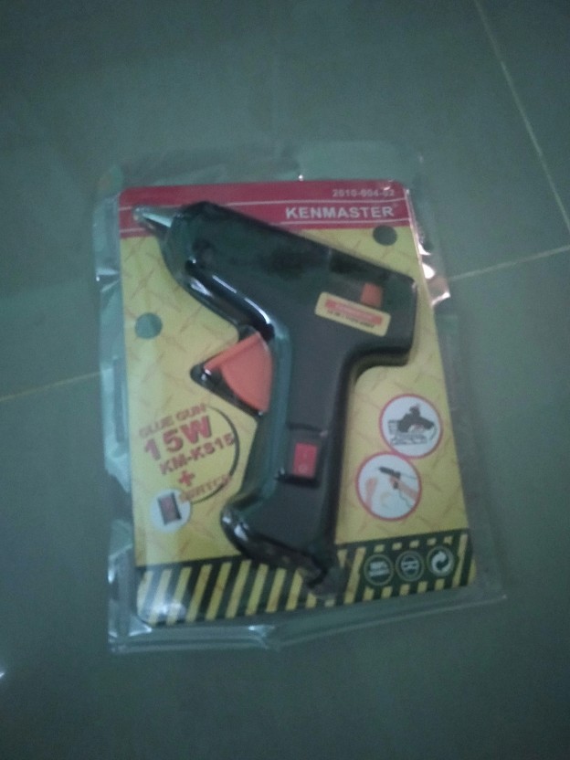 Kenmaster Km-ks15 Glue Gun 15watt Switch On Off - Lem Tembak