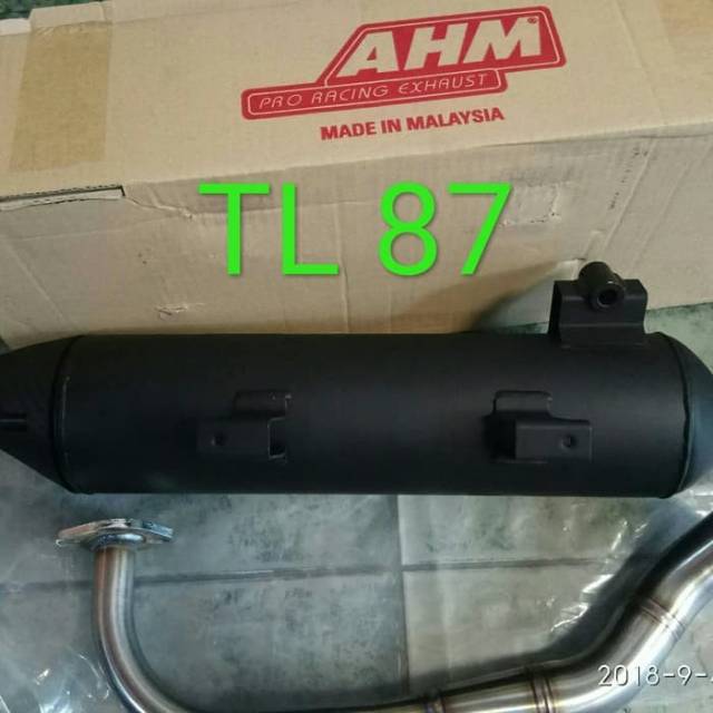 KNALPOT STANDART RACING AHM ORI MALAYSIA BUAT VARIO 125 ..VARIO 150