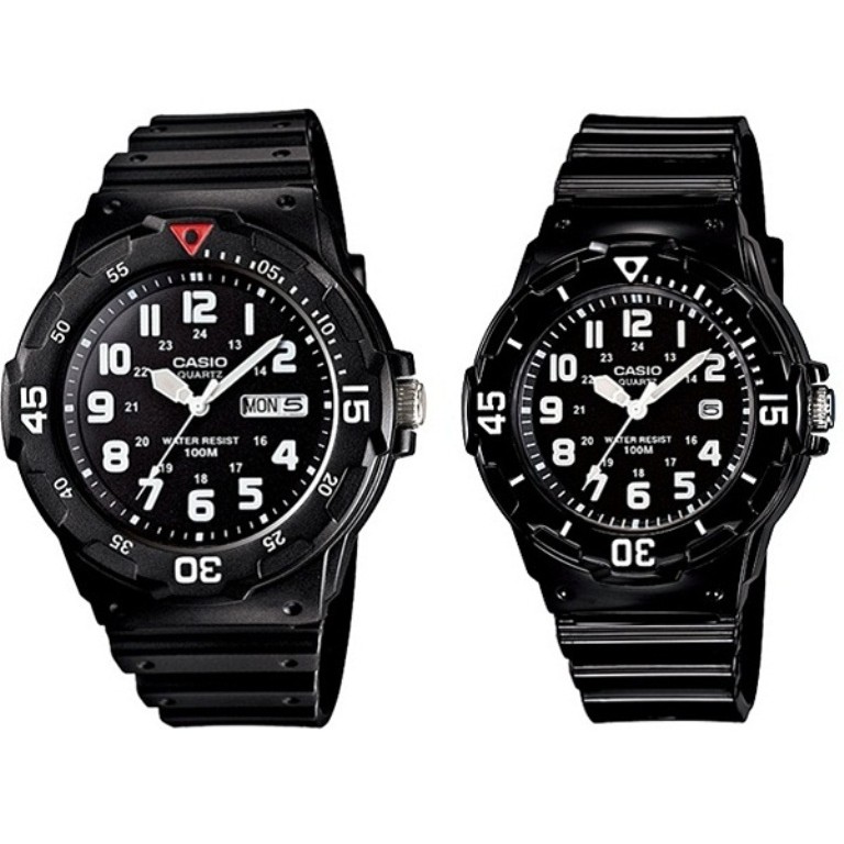 Casio Couple Watch CSCP200H1BV Jam Tangan Couple Hitam Strap Karet