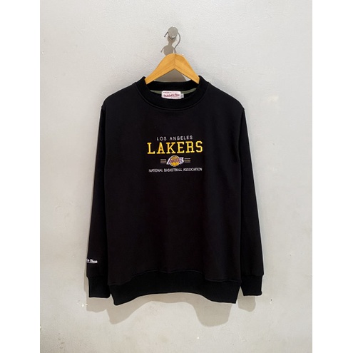 Crewneck Sweater Lakers Bordir Premium