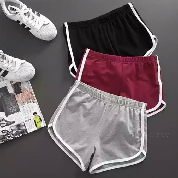 beauty short pant korea wanita dapat 5pcs