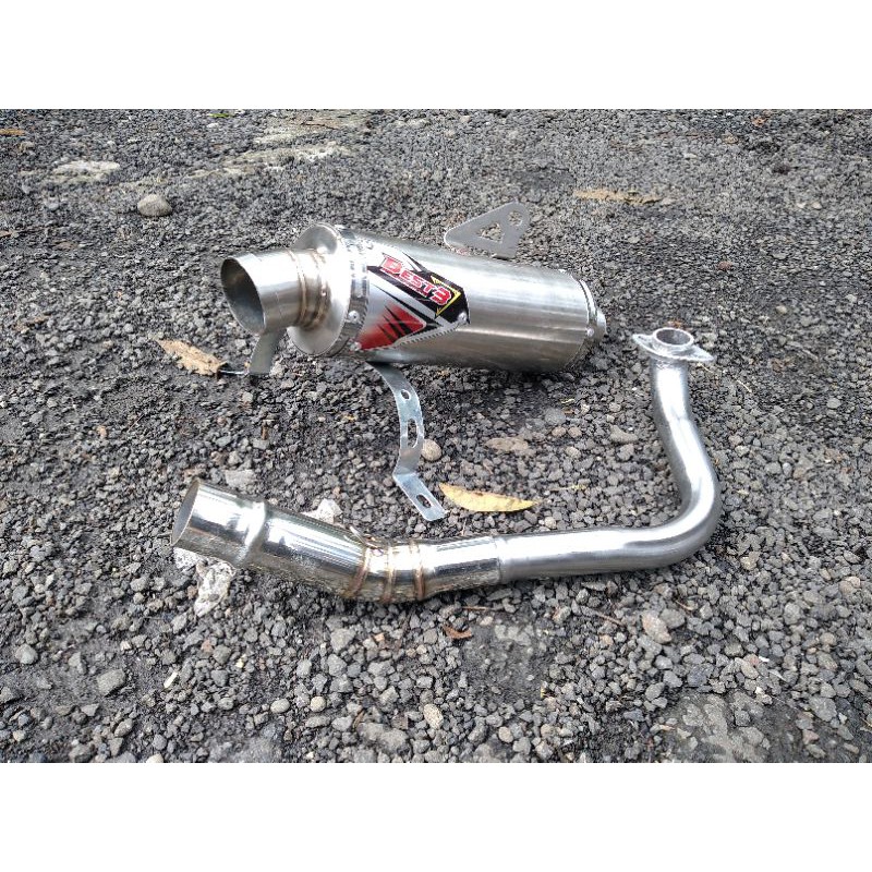 knalpot best 3 inlet 38 vario150, pcx, vario125 led, ADV