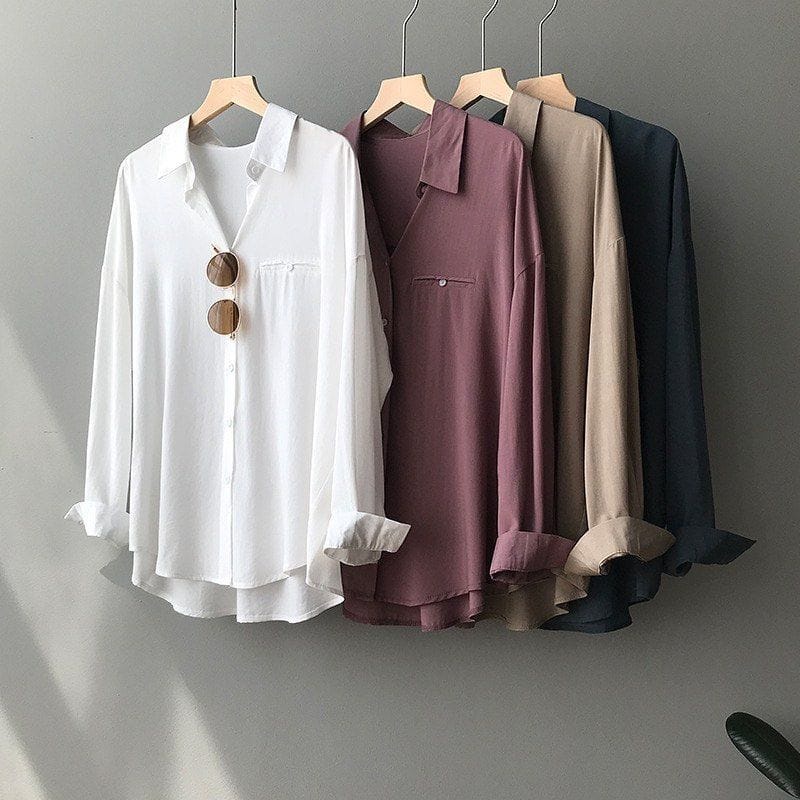 MALIKA BLOUSE / ATASAN KEKINIAN / KEMEJA KASUAL / KOREAN STYLE