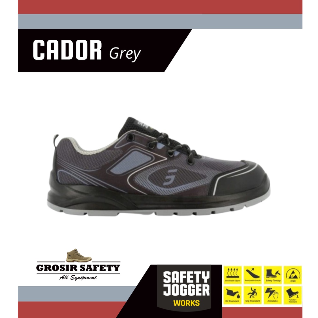 Sepatu Safety Jogger Cador Blue S1P
