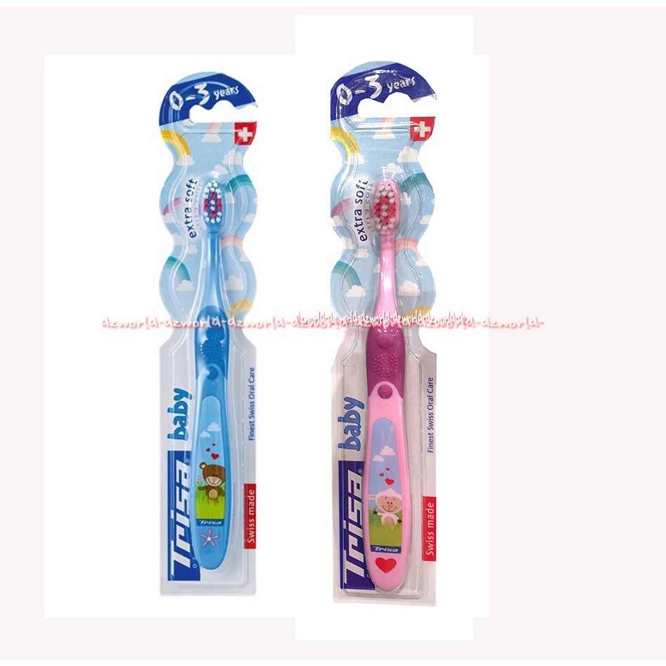 Trisa Baby Extra Soft 0-3years Sikat Gigi Bayi Balita Untuk Gigi Susu Kids Tooth brush