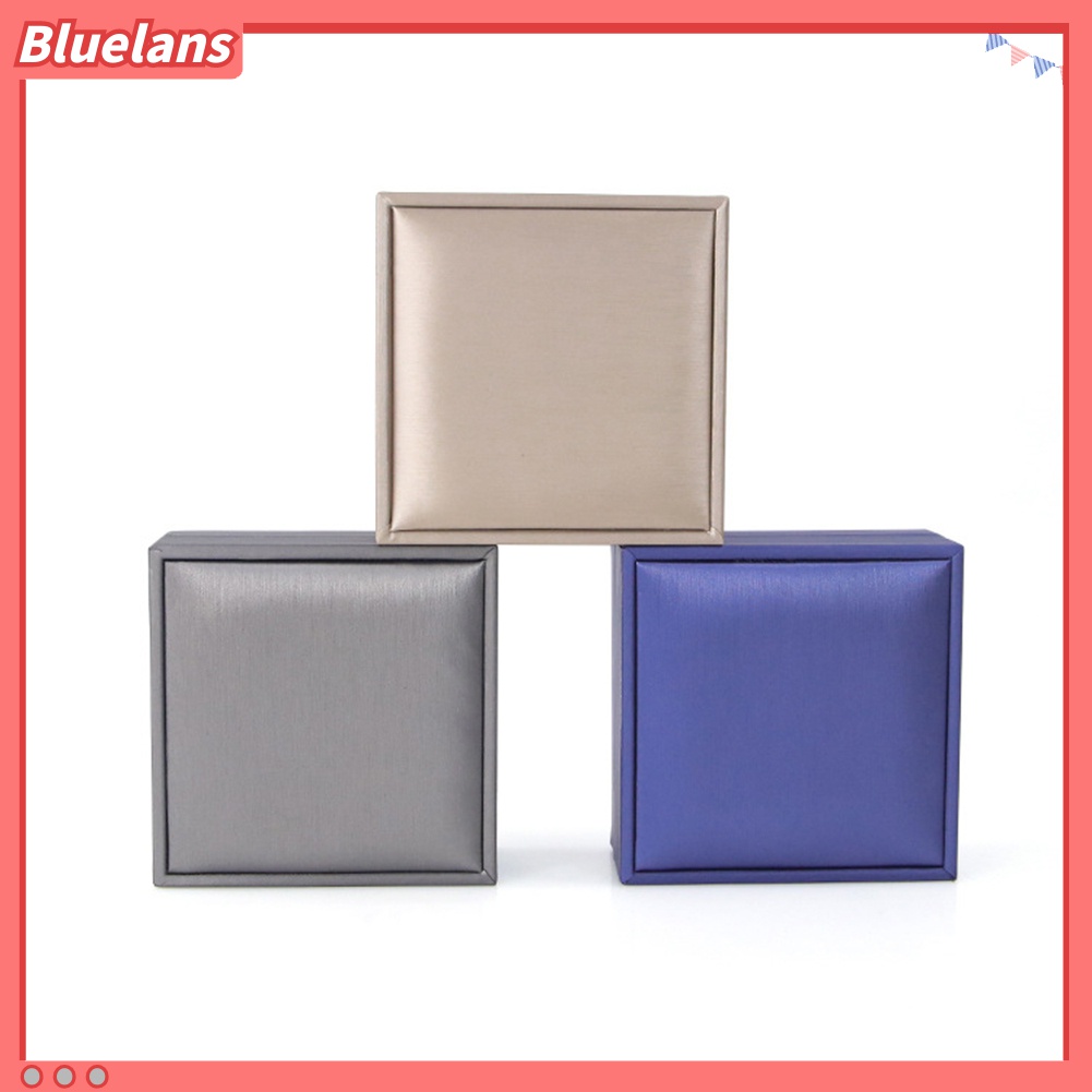 Kotak Penyimpanan Bahan Kulit Imitasi Dengan Lampu LED Untuk Display Perhiasan