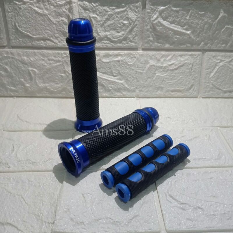 Paket Handgrip jalu Cnc Thailook + Karet Handle Rem Variasi Motor Universal
