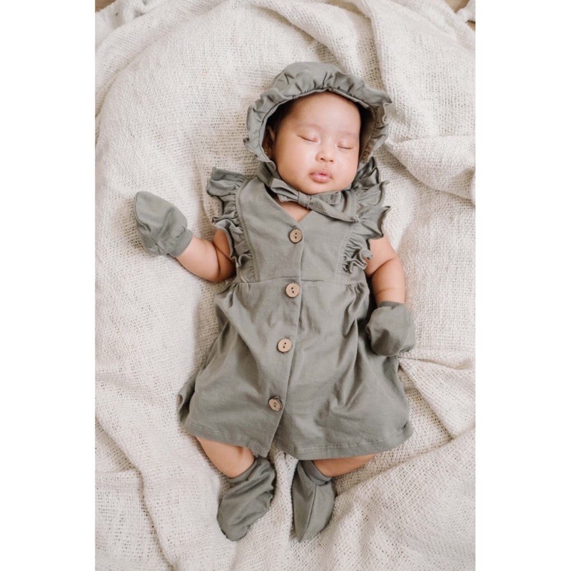 LITTLEMYTRI BOHOBABY BOHOPANNA FEBE DRESS 3 DRESS BAYI PERMPUAN DRESS ANAK PEREMPUAN DRES ANAK BAYI-4