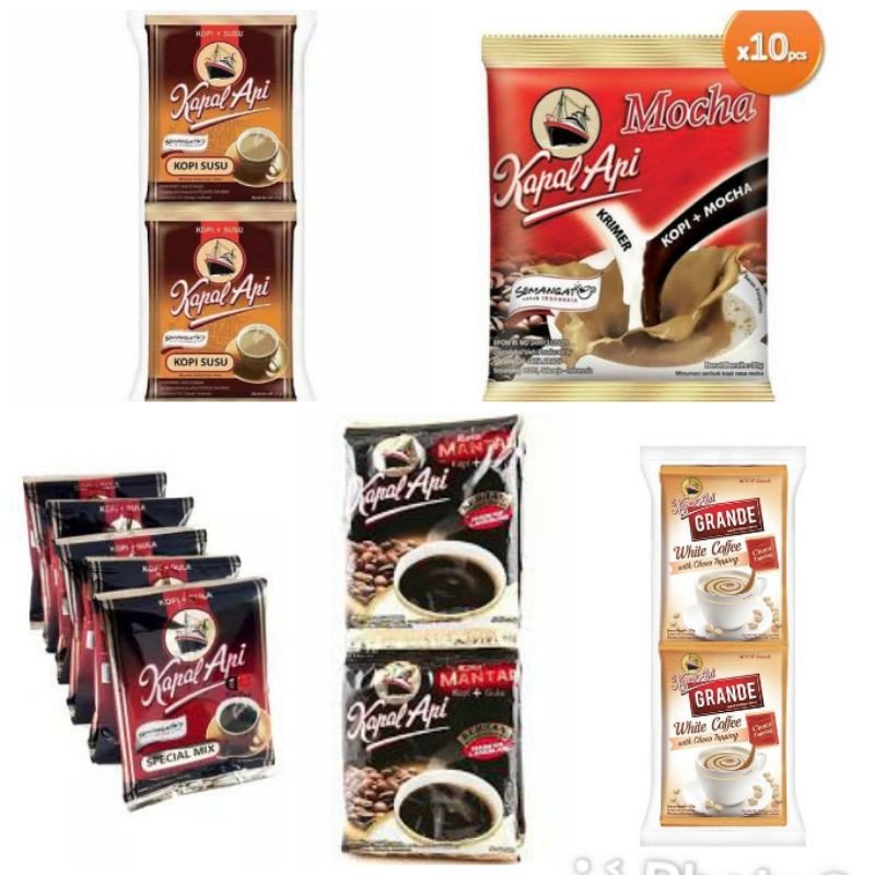 KAPAL API KOPI RENCENG ISI10 SACHET PMG