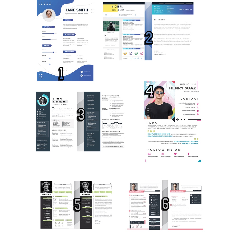 

Template Design CV (Curiculume Vitae) Yang Menarik dan Tetap Profesional