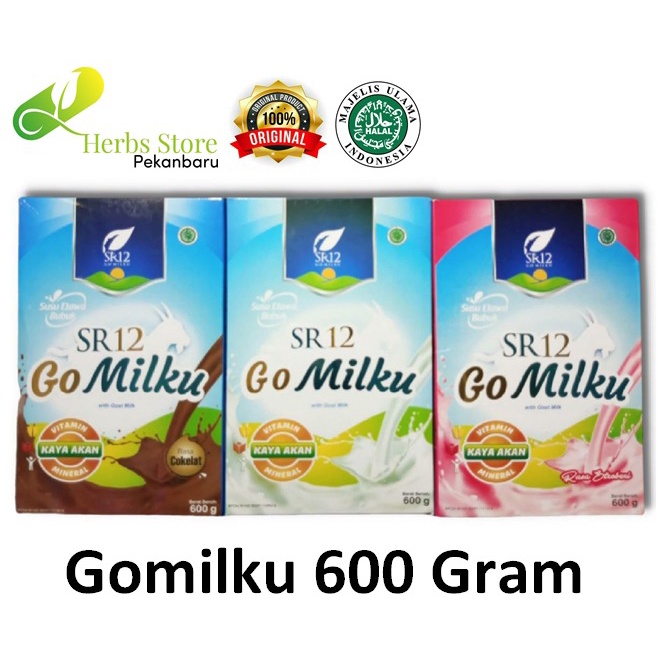 

Susu Gomilku SR12 600 gram - susu ettawa kualitas premium tanpa gula pasir