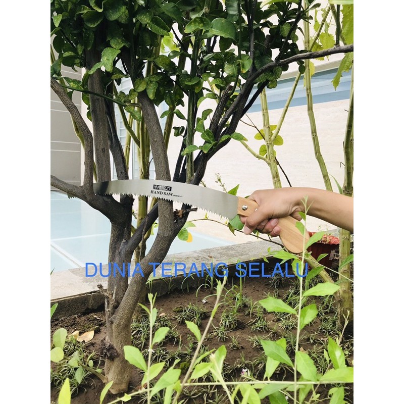 Gergaji Kopi MADICO 12 inci gg Kayu - Graji Tangan Lengkung - Gergaji Dahan 12in - Pruning Saw