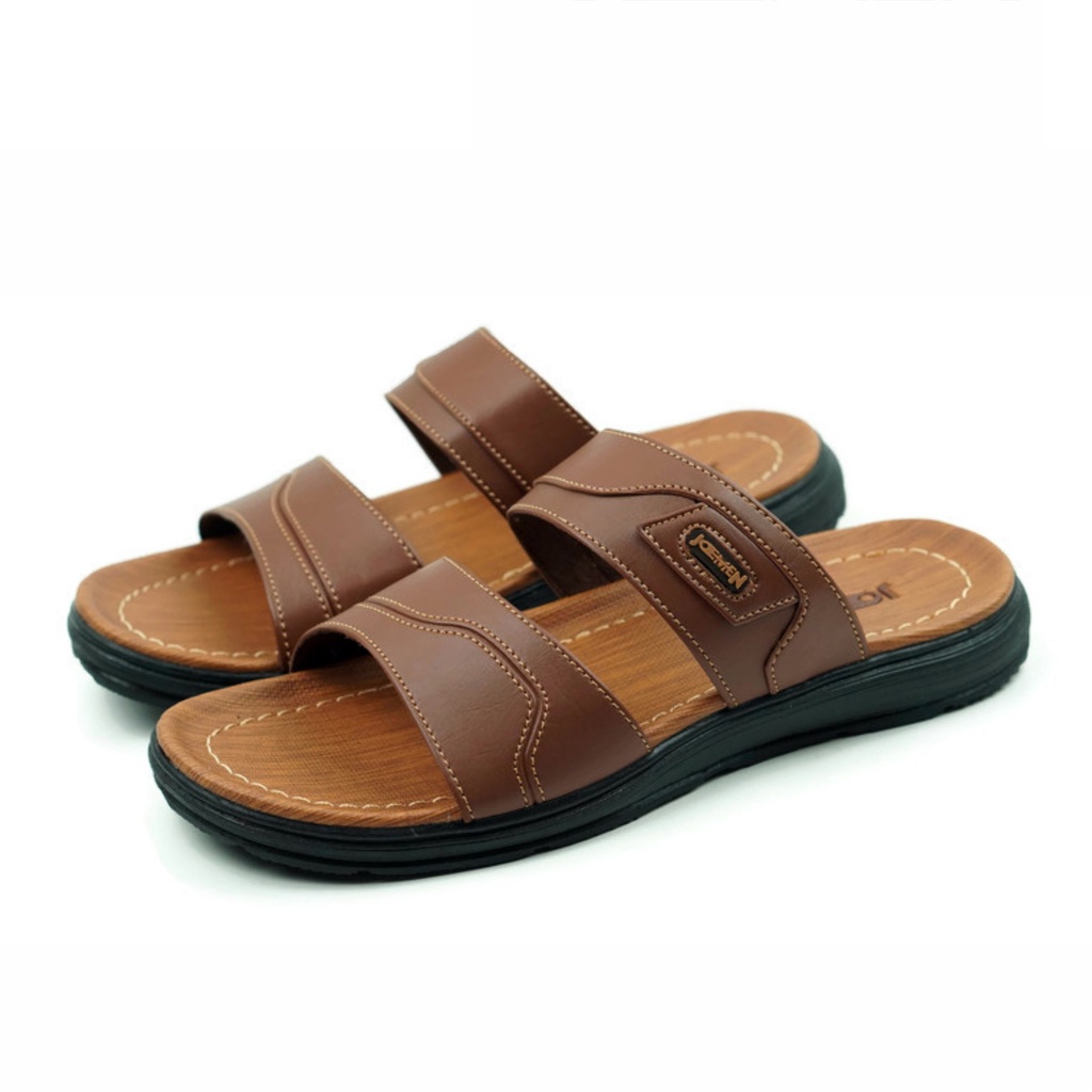 Joemen Sandal Pria Kulit Joemen S 06 Original Pria Sandal Slop Import-1