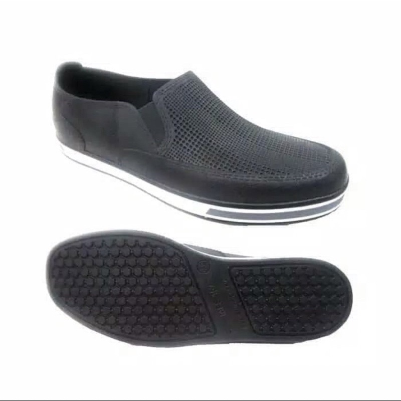 Sepatu Slip On Pria SANKYO SAF 157 by ATT Karet Anti Air Lentur 39-43