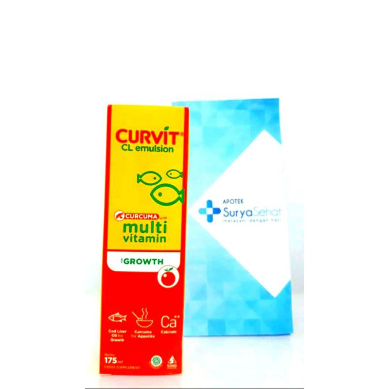 CURVIT CL EMULSION Rasa Jeruk 175 ml - Curvit Emulsi