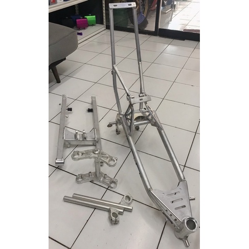 rangka almu mx old mx-king drag CNC