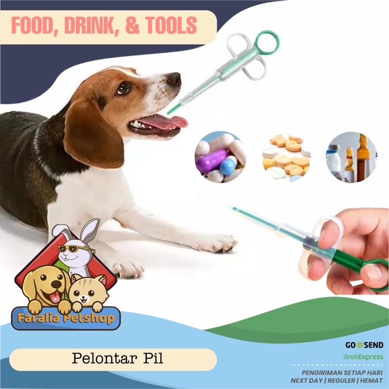 Alat Pelontar Pil untuk Pet Cat Dog Kucing Hewan Peliharaan Anjing Tablet Tab Suntik